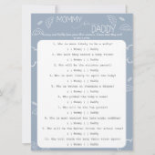 Little Piece of Heaven Blue Guess Who Game  招待状 (正面)