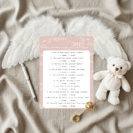 Little Piece of Heaven Pink Guess Who Game  招待状