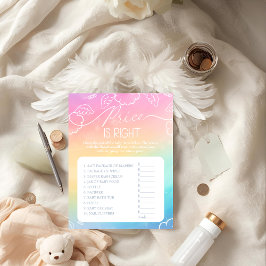 Little Piece of Heaven Rainbow Price  Right Game  招待状