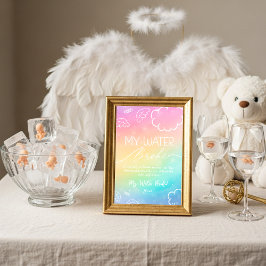 Little Piece of Heaven Water Broke Game Rainbow  招待状