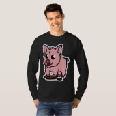Little Pig Pet Piggy Tシャツ (正面フル)