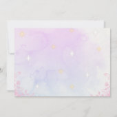 Little Pink Butterfly - Girls' Birthday with Photo 招待状 (裏面)