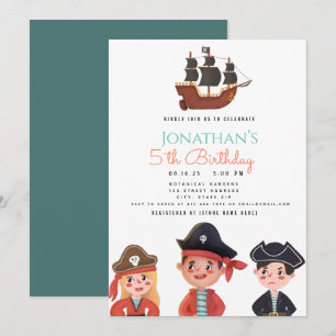 Little pirates of the 5誕生日発表 案内状