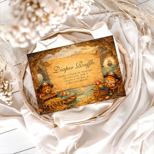 Little Pirates Treasure Voyage Diapper Raffle エンクロージャーカード