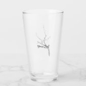 Little Plum Blossom - Glass タンブラーグラス (裏面)