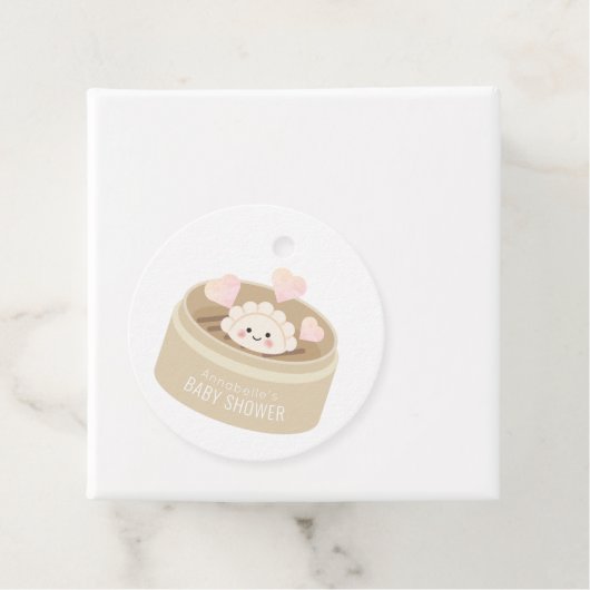 Little Potsticker赤ちゃんシャワーありがとうメッセージカード フェイバータグ (インサイチュ)