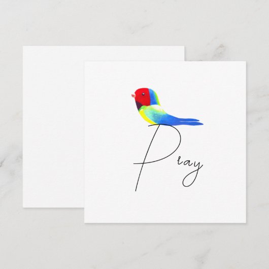 Little Prayer Bird (正面/裏面)