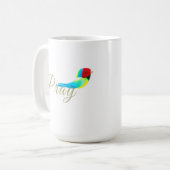 Little Prayer Bird  コーヒーマグカップ (正面左)