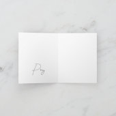 Little Prayer Bird ノートカード (内部)