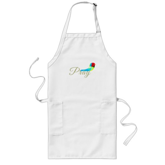 Little Prayer Bird  ロングエプロン (正面)
