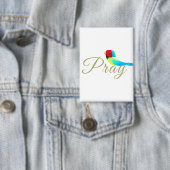 Little Prayer Bird  缶バッジ (インサイチュ)