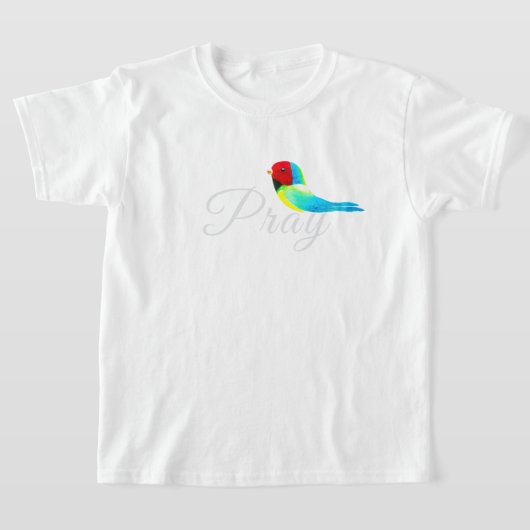 Little Prayer Bird Tシャツ (レイダウン)