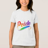 "Little Pride" T-shirt for children – a stylish an トライブレンドＴシャツ (正面)
