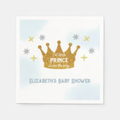 Little Prince Boy Baby Shower スタンダードカクテルナプキン (正面)