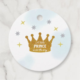 Little Prince Boy Baby Shower フェイバータグ