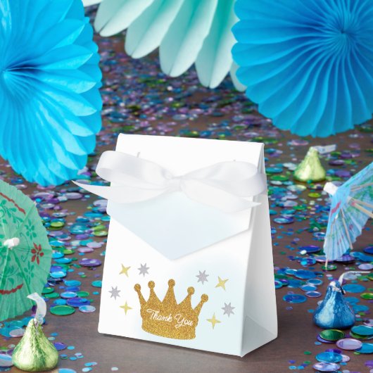 Little Prince Boy Baby Shower フェイバーボックス (パーティー)