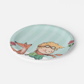 Little Prince Paper Birthday Plates ペーパープレート (アングル)
