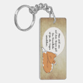 Little Prince Zitat キーホルダー (正面左)