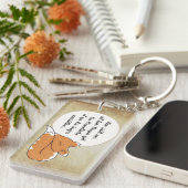 Little Prince Zitat キーホルダー (正面右)