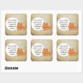 Little Prince Zitat スクエアシール (シート)