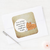 Little Prince Zitat スクエアシール (封筒)