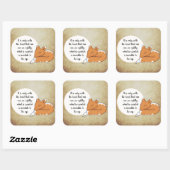 Little Prince Zitat スクエアシール (シート)