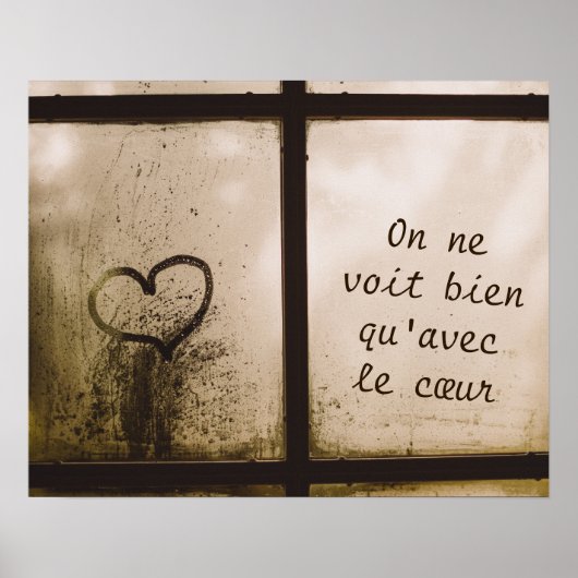 Little Prince Zitat ポスター (正面)