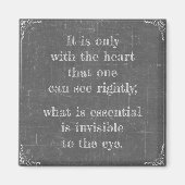 Little Prince Zitat マグネット (正面)