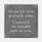 Little Prince Zitat マグネット (正面)