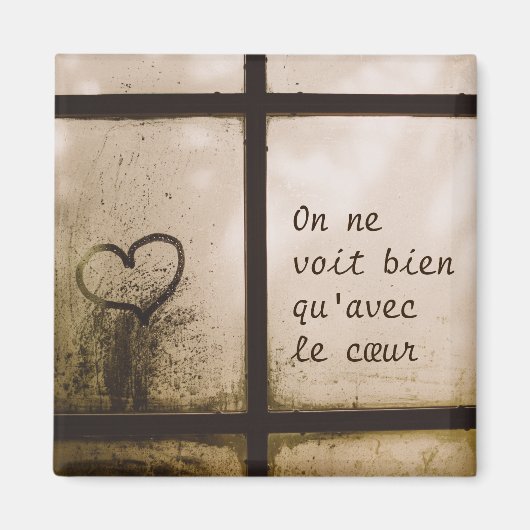 Little Prince Zitat マグネット (正面)