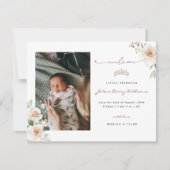 Little Princess | 写真を使ったお誕生お知らせ (正面)