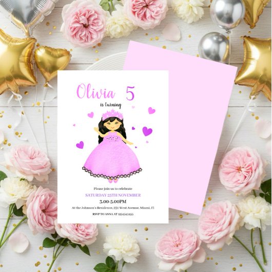 Little princess 招待状