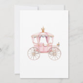 Little Princess 1st Birthday Thank You Card Girl サンキューカード (裏面)