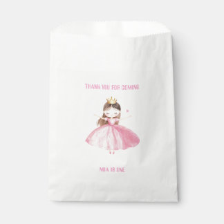 Little Princess Birthday Favor Bag Personalised フェイバーバッグ