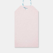 Little Princess Crown Pearls Dots Baby Shower ギフトタグ (裏面)