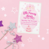 Little Princess First Birthday, Pink Crown 招待状