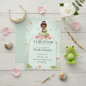 Little Princess Frog Baby Shower Invite 招待状