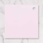 Little Princess Girl Baby Shower フェイバータグ (裏面)