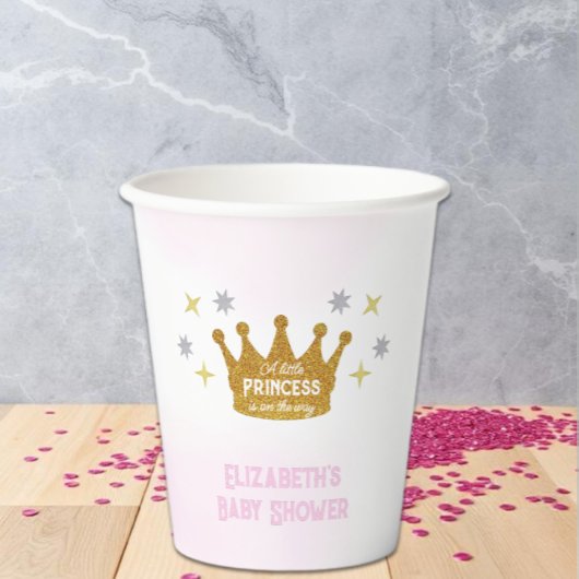 Little Princess Girl Baby Shower 紙コップ