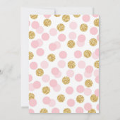 Little Princess Girl Baby Shower Invitation 招待状 (裏面)