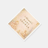 Little Princess Moon Baby Shower スタンダードカクテルナプキン (角)