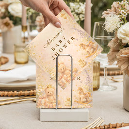 Little Princess Moon Baby Shower スタンダードカクテルナプキン