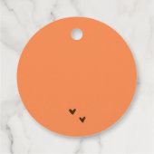 Little Pumpkinシャワ男女兼用ーサンキュー フェイバータグ (裏面)