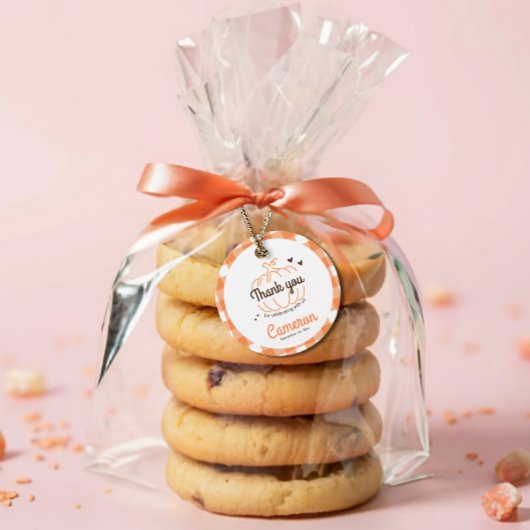 Little Pumpkinシャワ男女兼用ーサンキュー フェイバータグ