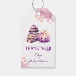 Little Pumpkin新しいチャプター赤ちゃんシャワー感謝していユー ギフトタグ