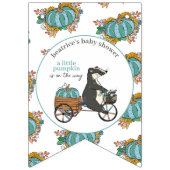 Little Pumpkin男の子の赤ちゃんシャワー バンティングフラッグ (第3の旗)