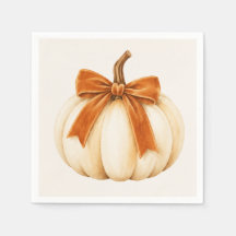 Little Pumpkin オレンジリボン｜秋のベビーシャワー