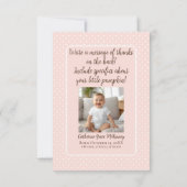 Little Pumpkin サンキューカード (裏面)