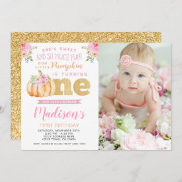 Little Pumpkin 1st Birthday招待状（写真あり） 招待状