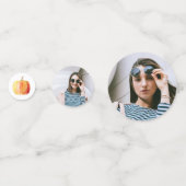 Little Pumpkin Baby Showerの写真 コンフェッティ (裏面)